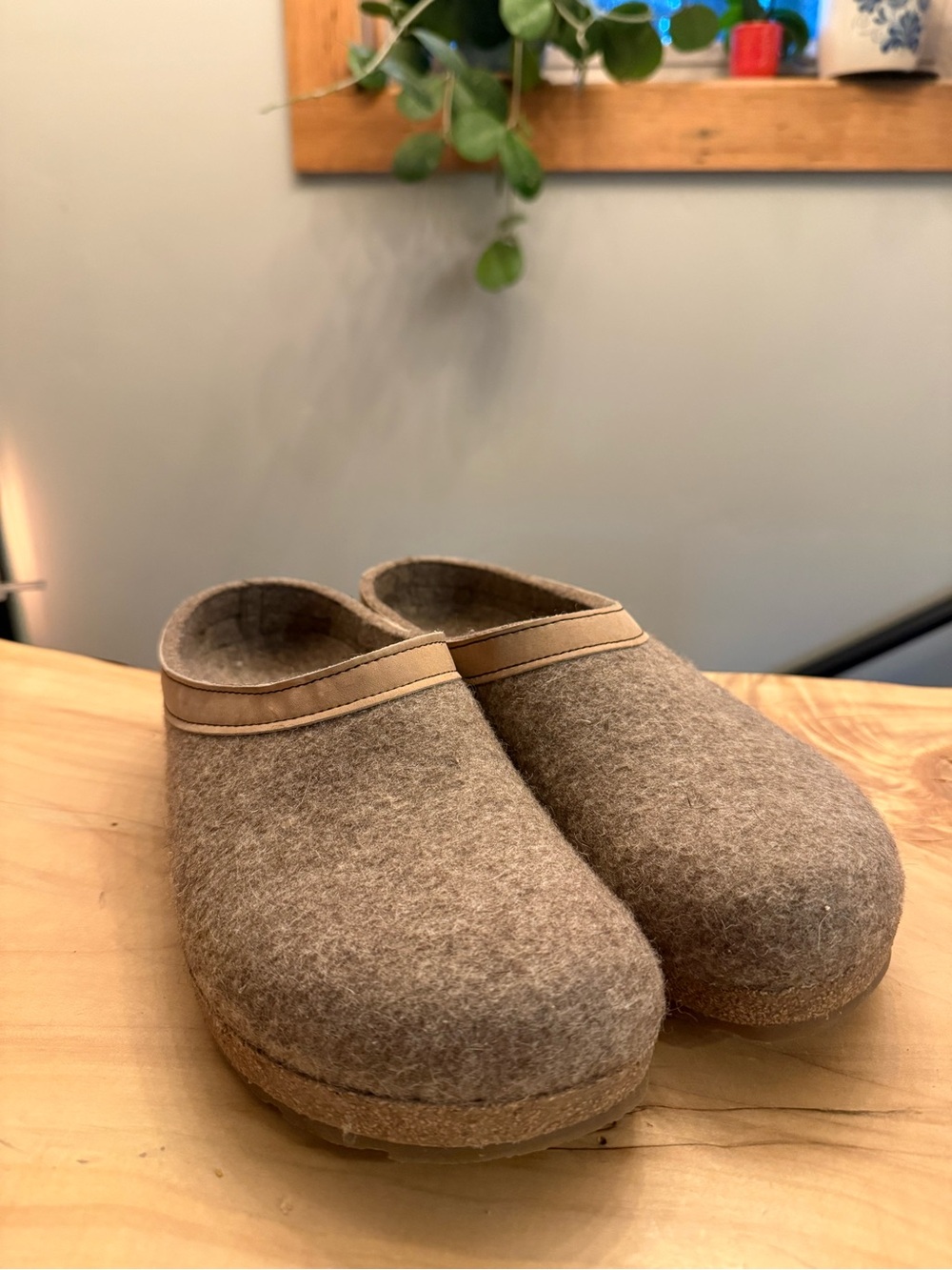 Haflinger Grizzly Wool Clogs